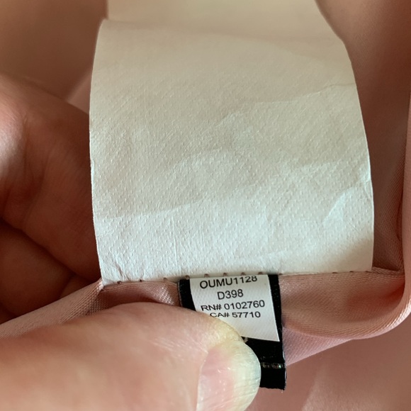 Kate Spade Ruffle Yoke Puffer Jacket Women’s Pink Peony Down NWT Size Large - Picture 12 of 16